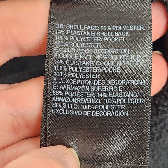 The North Face Jacket Mens Medium Black Apex Barrier Soft Shell IU Health Casual - Picture 11 of 16